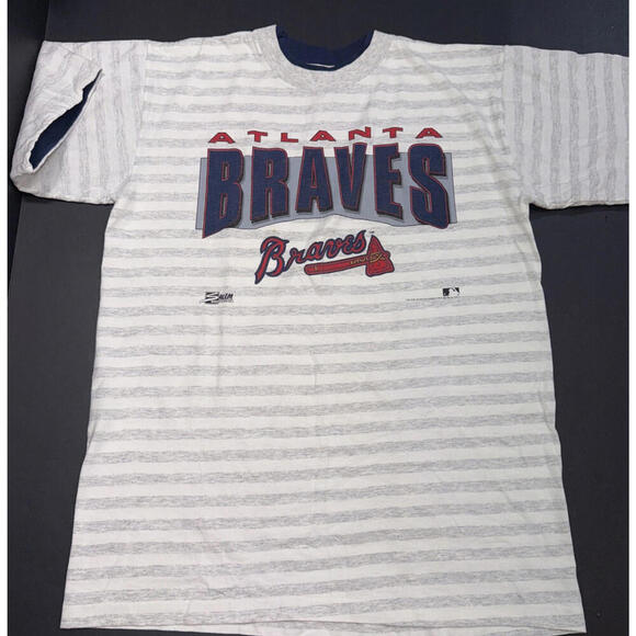 Vintage Atlanta Braves 1991 National League Champions Single Stitch T-Shirt L - Picture 3 of 15